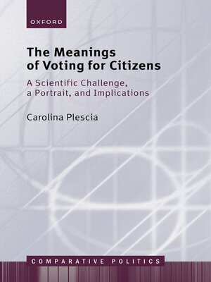 cover image of The Meanings of Voting for Citizens
